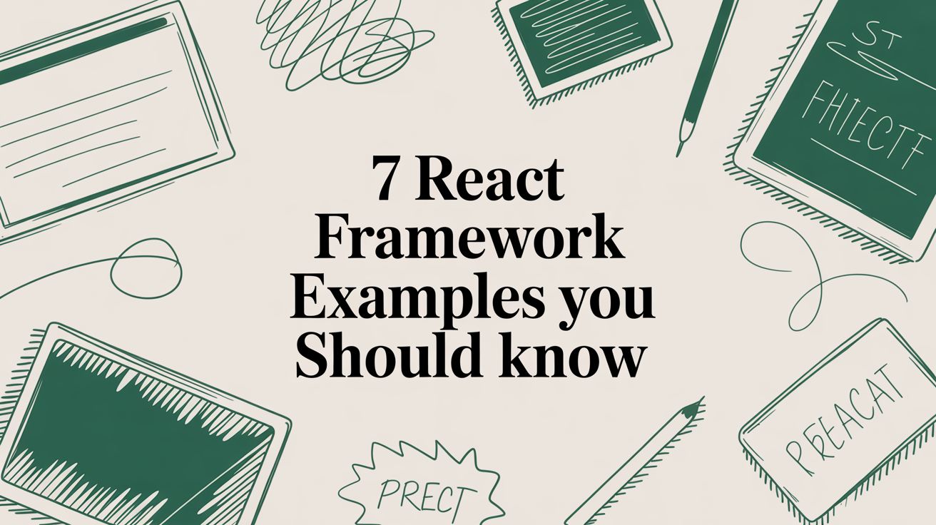 7 React framework examples You Should Know