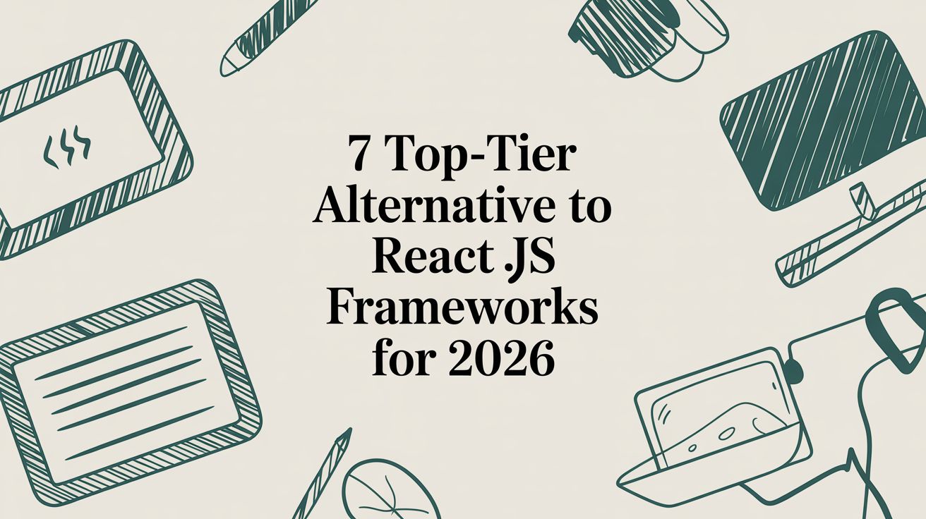 7 Top-Tier Alternative to React JS Frameworks for 2026