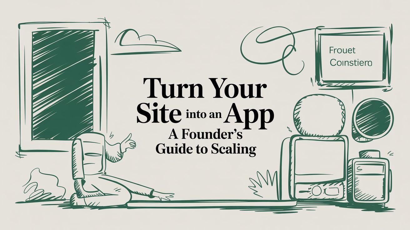 Turn Your Site Into an App A Founder's Guide to Scaling