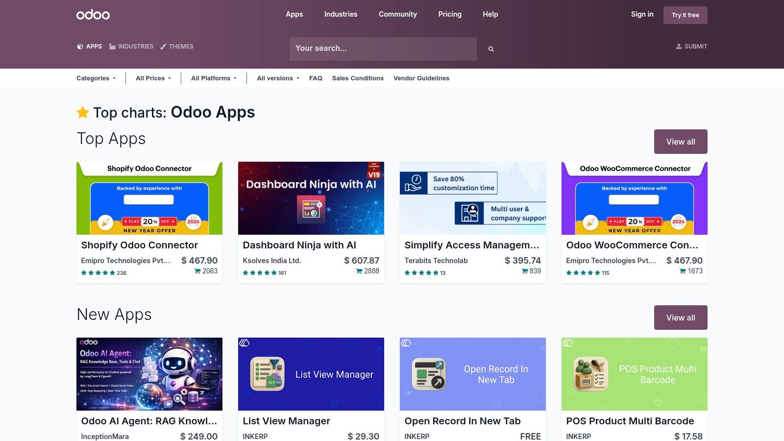 Odoo Apps Store