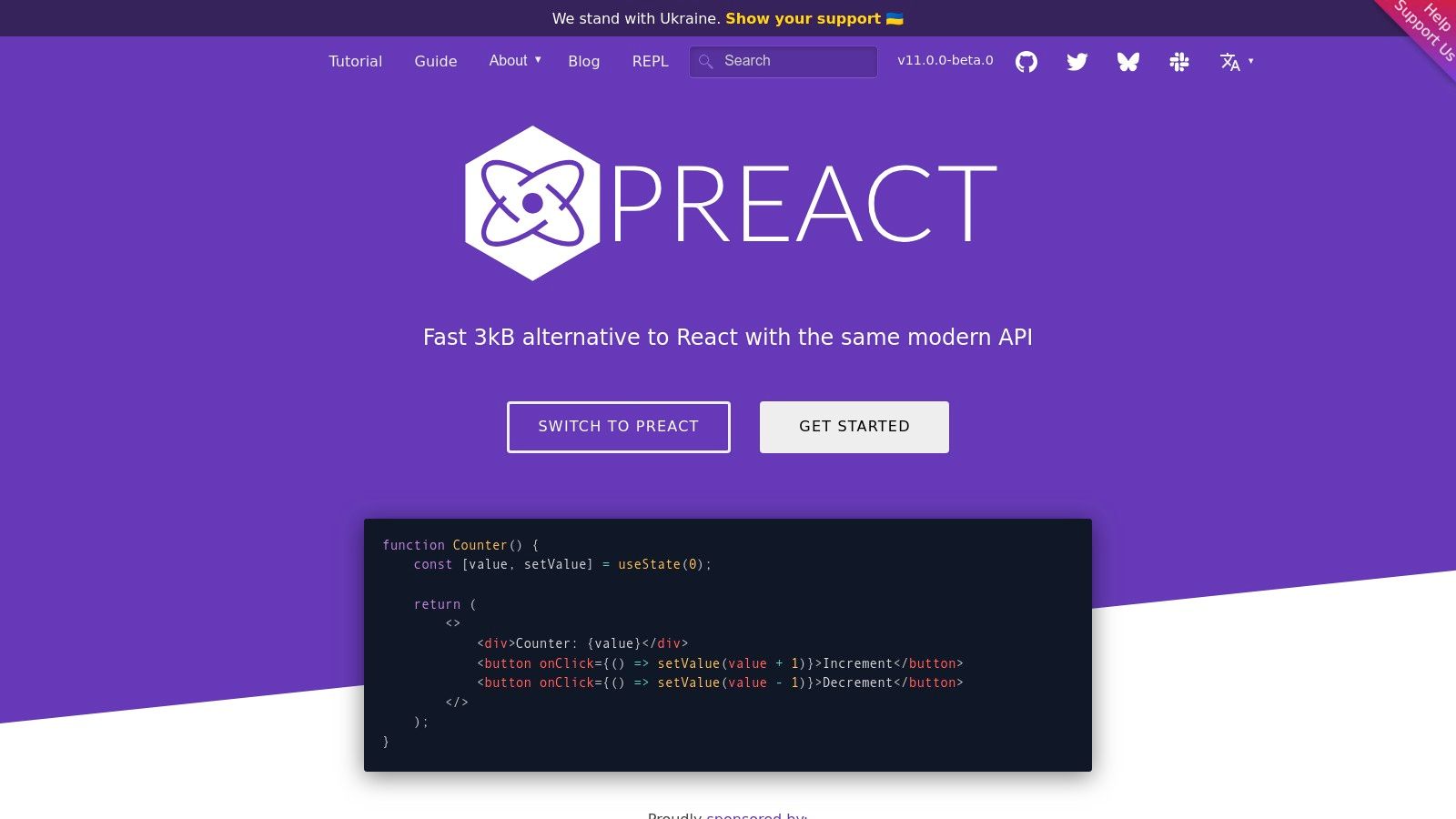 6. Preact: The Drop-In Replacement for a Lighter Footprint