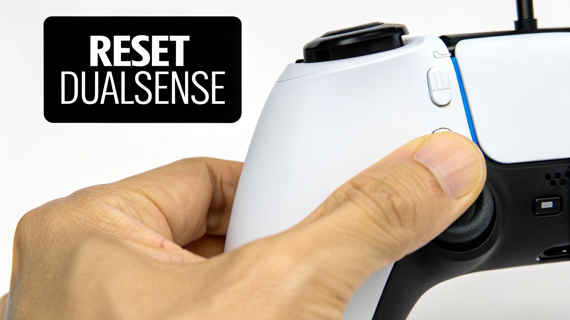 A PS5 controller sits on an official DualSense Charging Station.