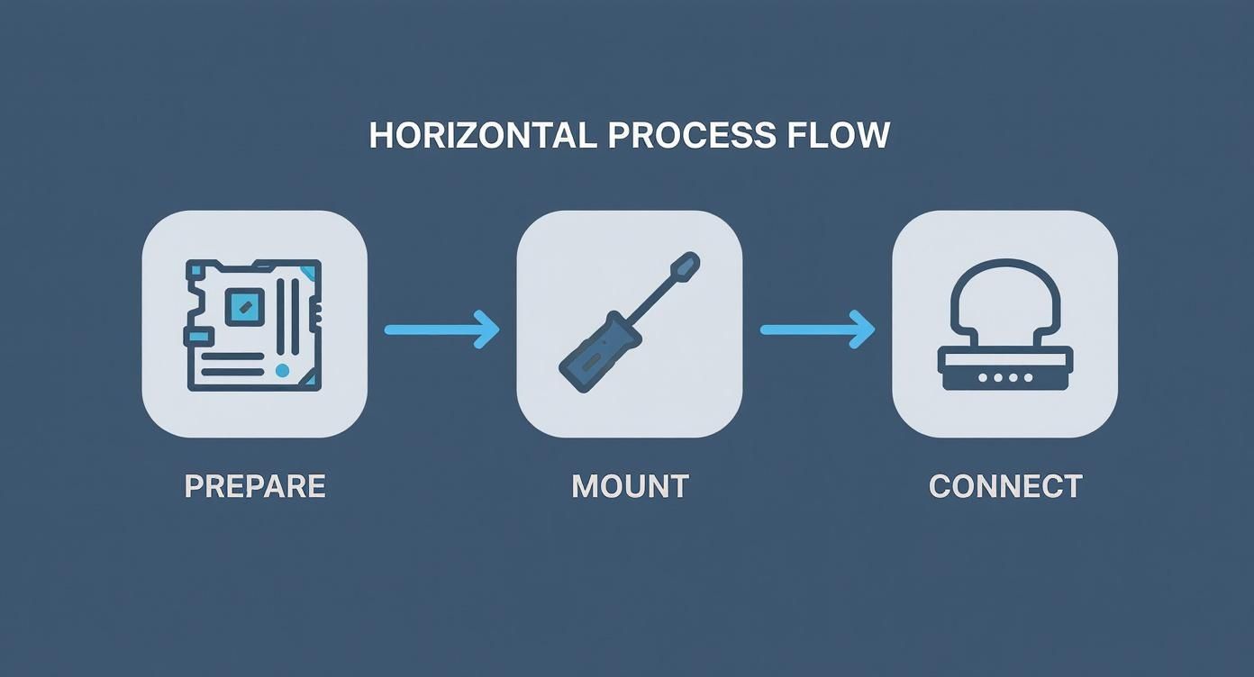 Infographic about how to build a gaming pc