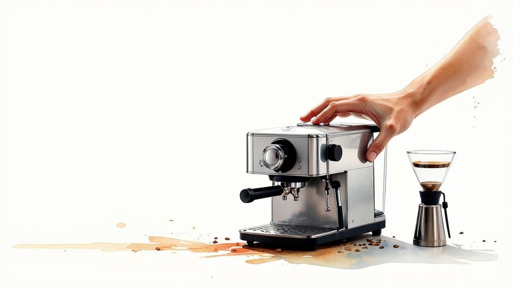 Real home espresso setup