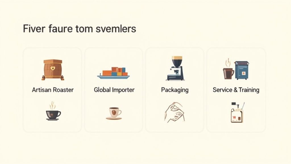 Coffee shop supplies