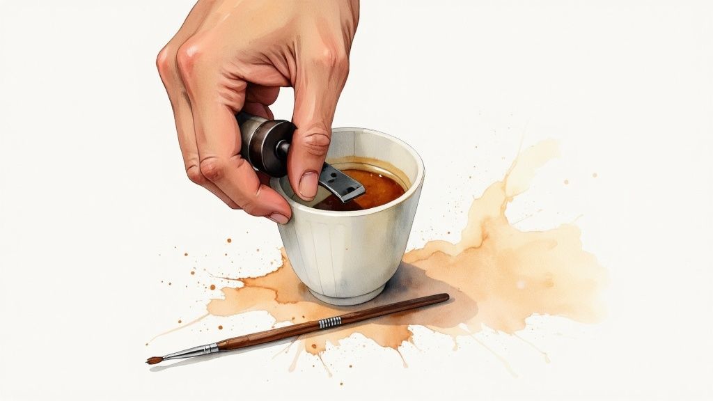 Perfect tamper and puck