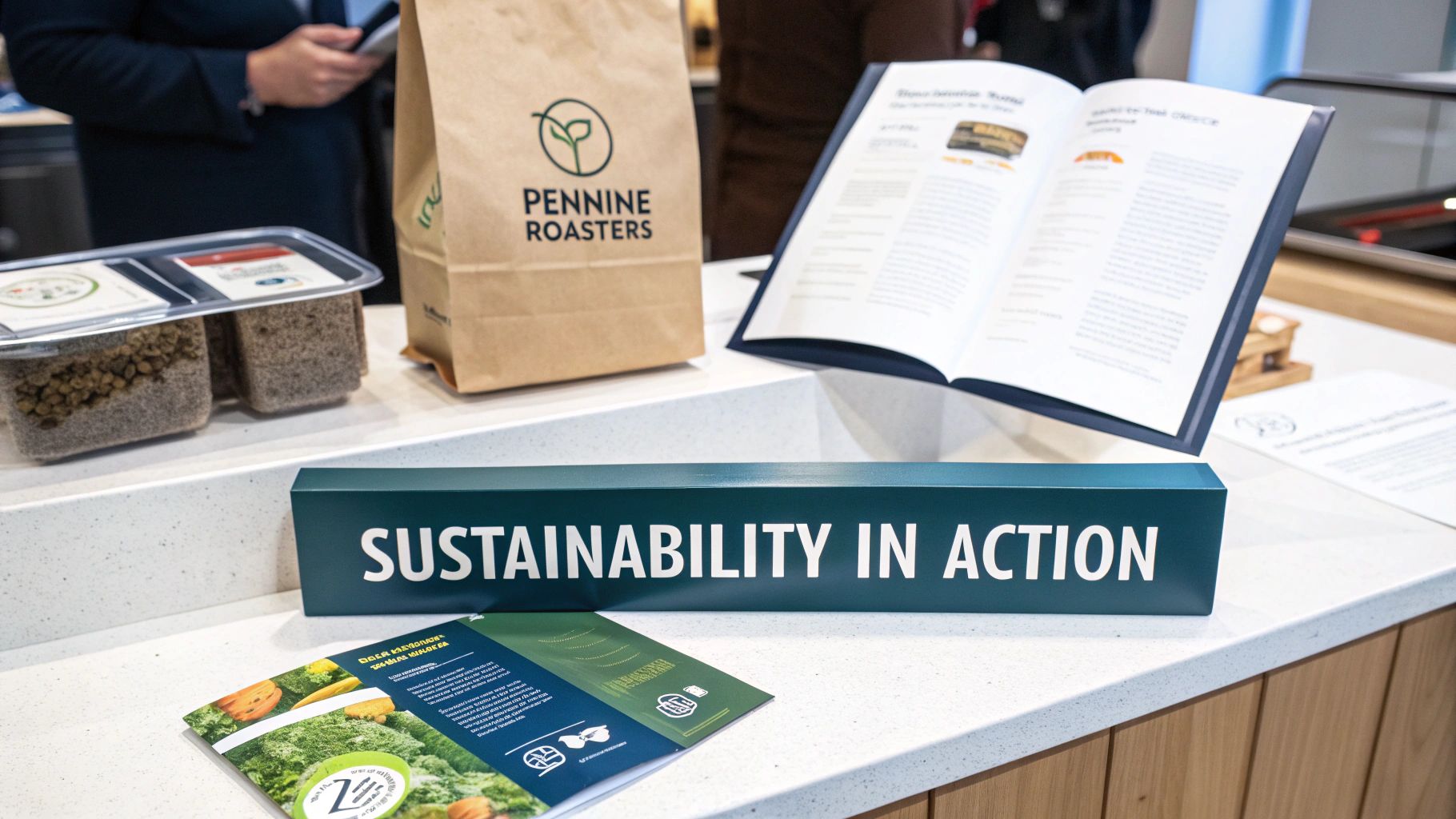 A person's hands holding roasted coffee beans, showing their quality and care.