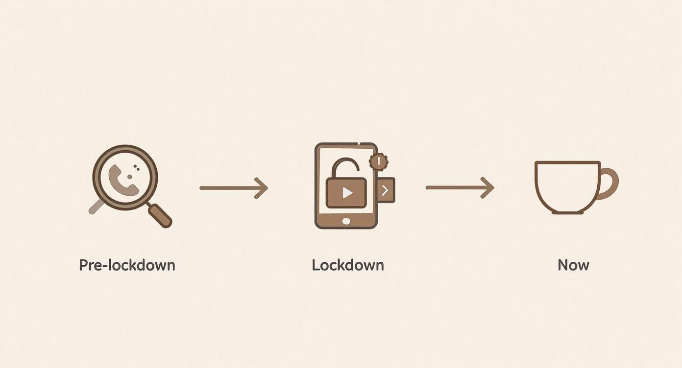 Infographic about dalgona coffee recipe