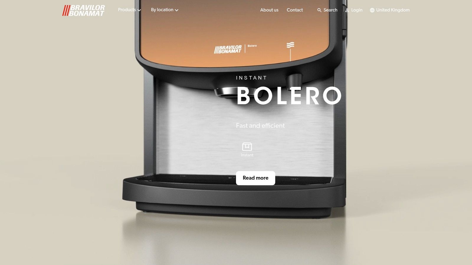 Bravilor Bonamat (Bolero instant drinks machines)