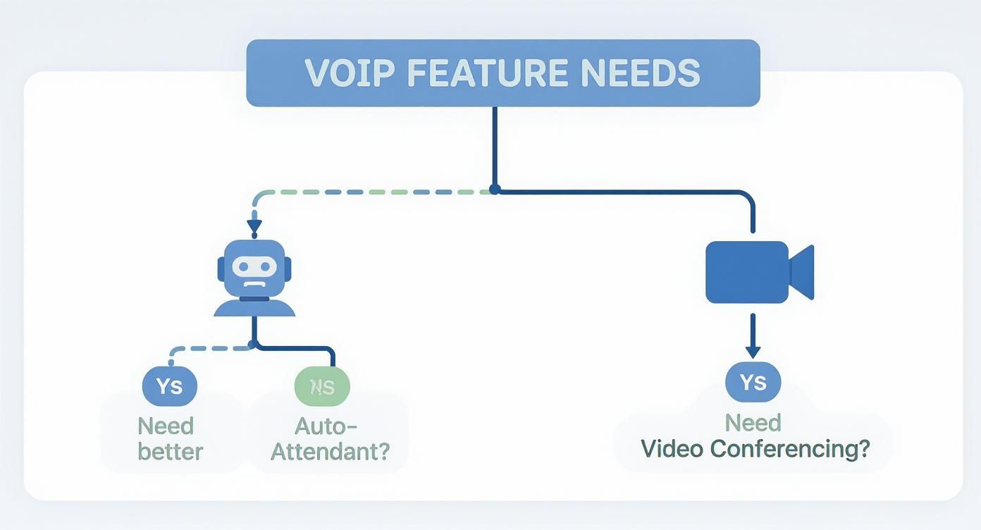 Infographic about best voip systems for small business