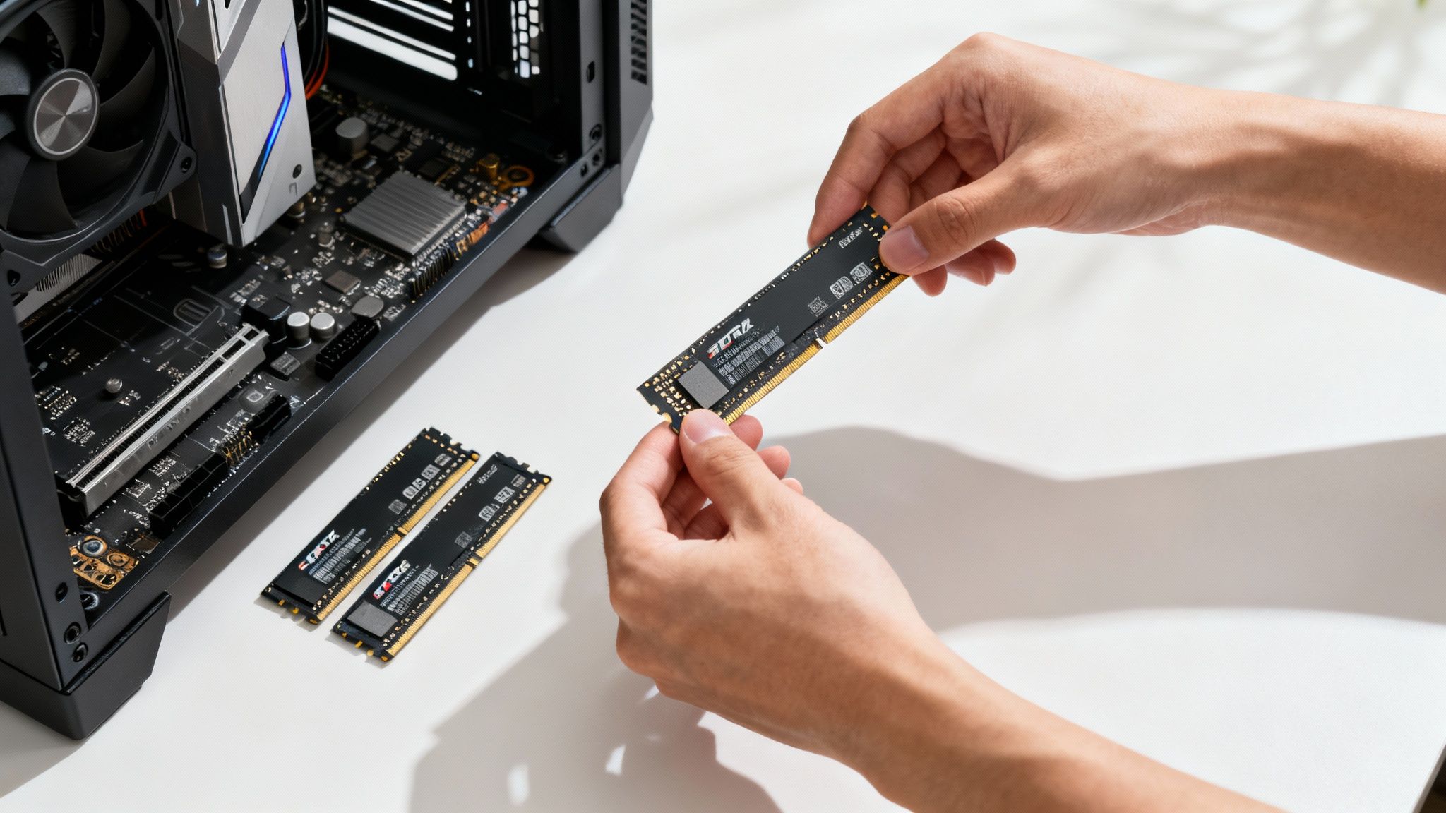 An organized desktop screen showing clean icons and an efficient layout, symbolizing system optimization.