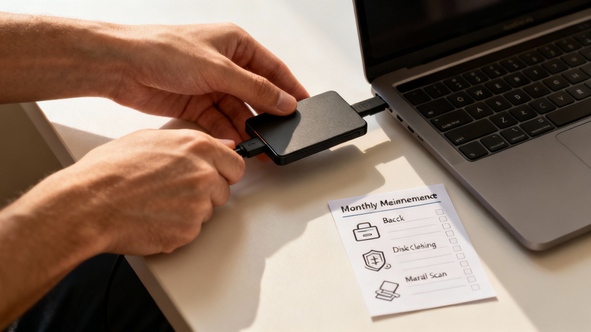 A person looking thoughtfully at a computer screen, representing common questions about performance.