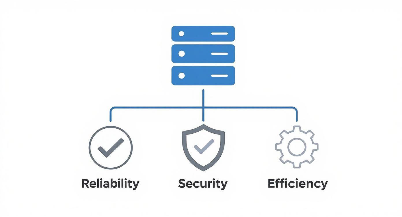 Infographic about what is server maintenance