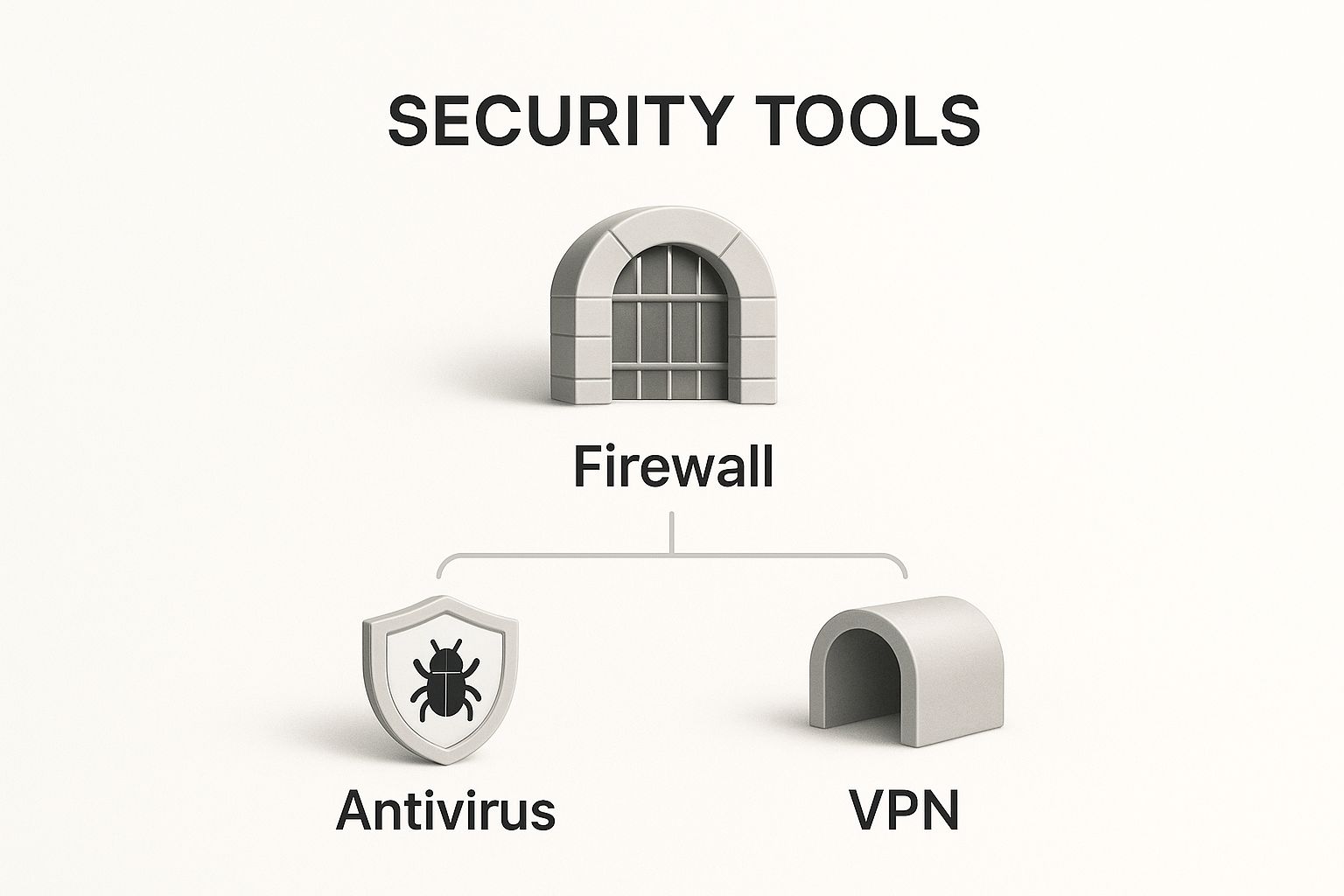 Infographic about what is network security