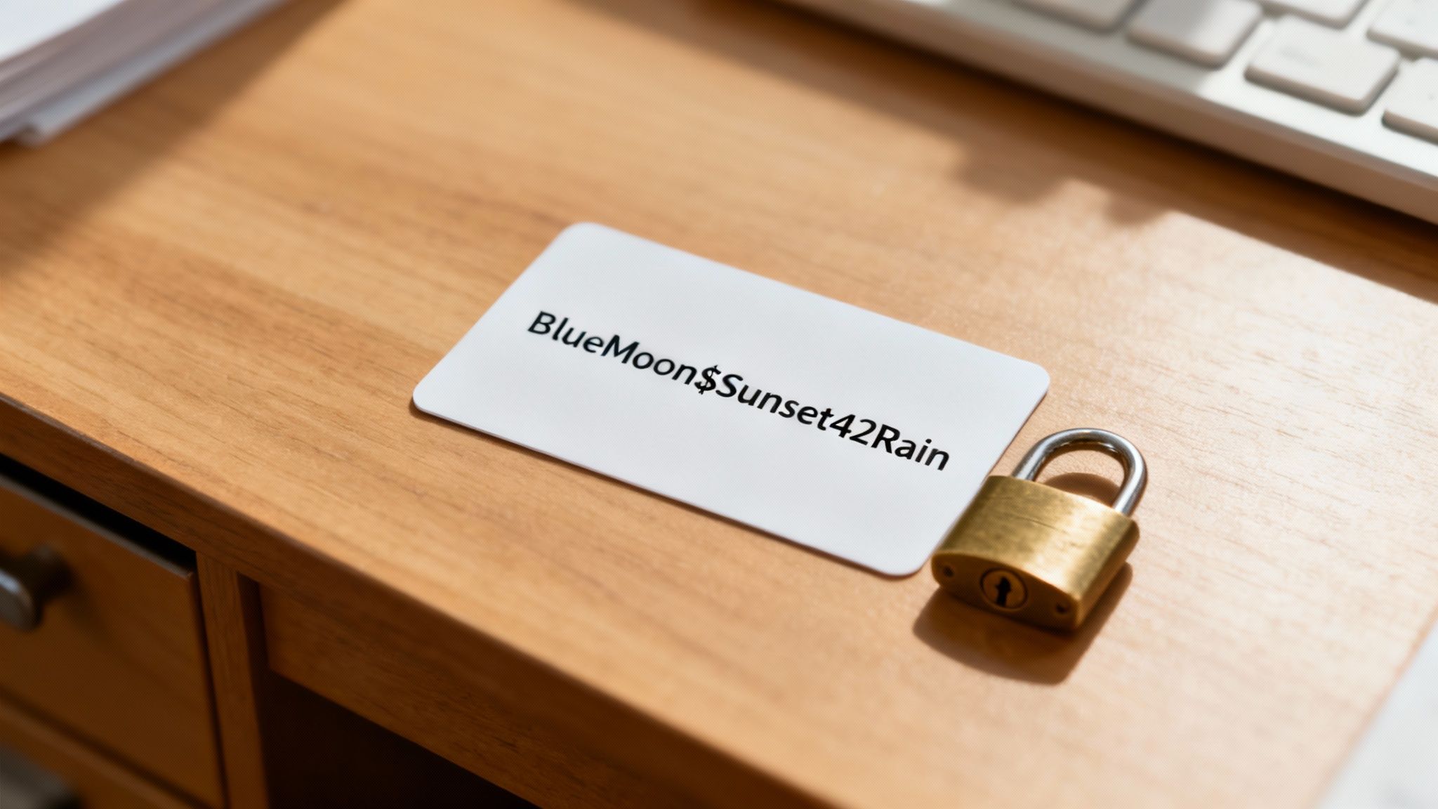 Use Strong, Unique Passwords for Each Account