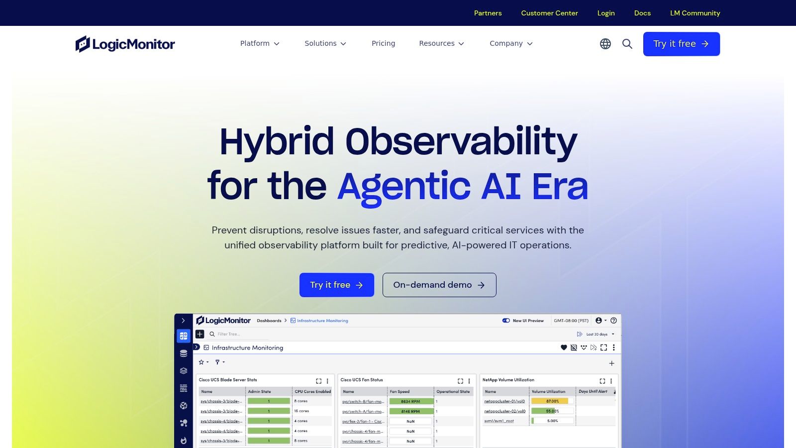 LogicMonitor – Hybrid Observability