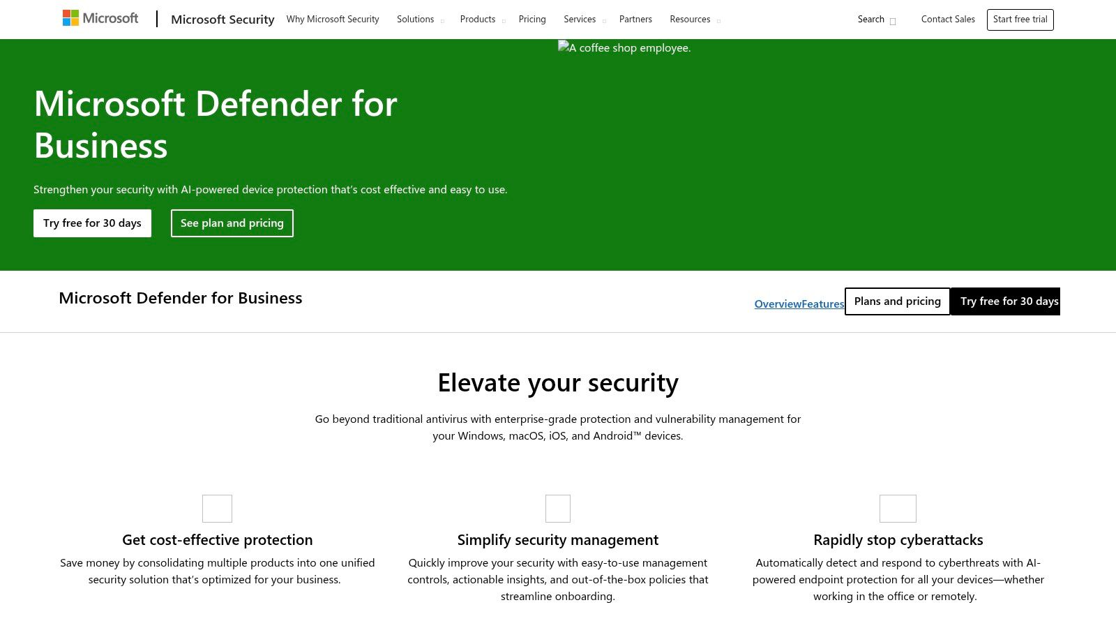 Microsoft – Defender for Business