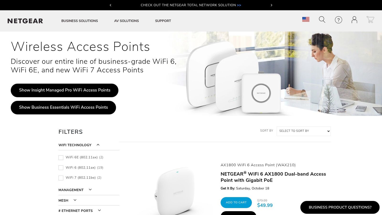 NETGEAR Business (Insight-Managed APs)