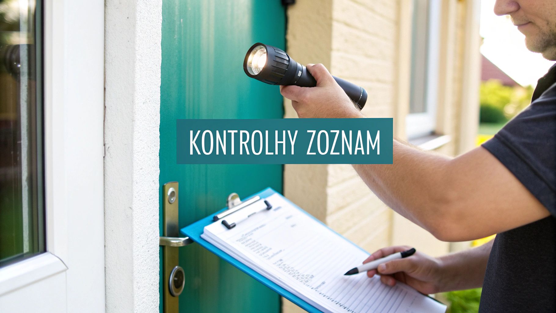 Osobná obhliadka vchodových dverí