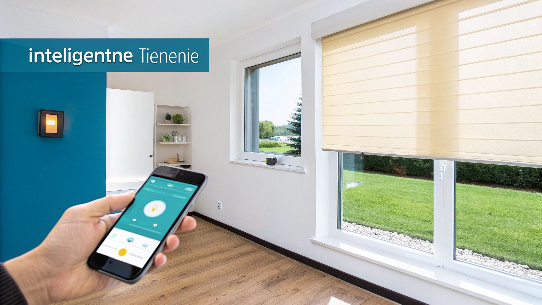 Inteligentné tienenie ovládané cez smartfón