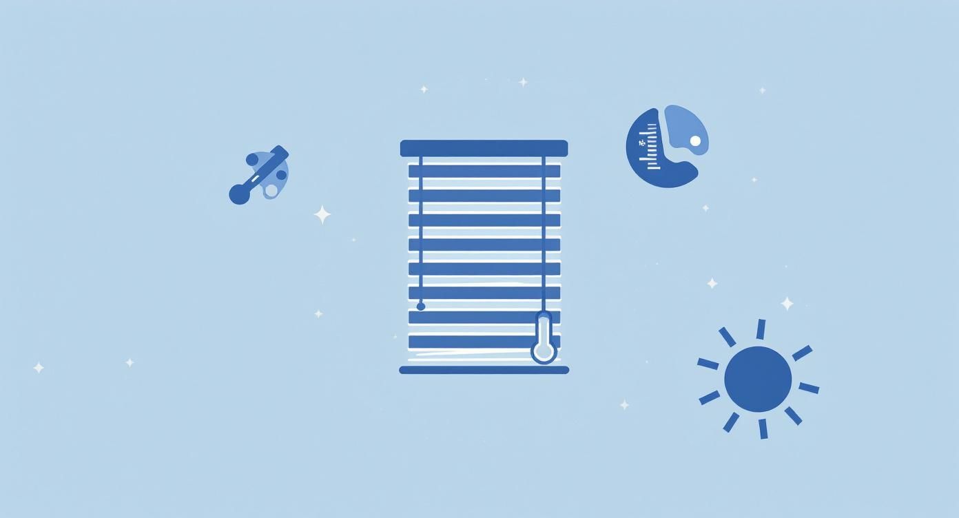 Infographic about moderné vnútorné žalúzie