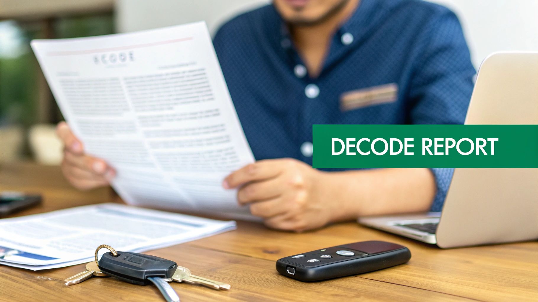 A mechanic inspecting a car's engine bay, representing the detailed analysis in an appraisal report.