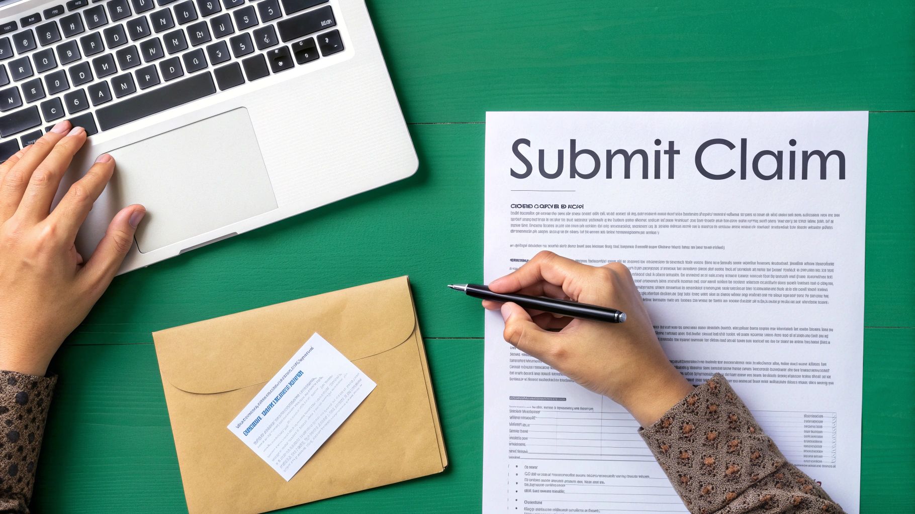 A person signing a demand letter for a diminished value claim.