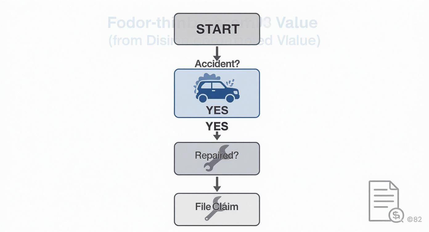 Infographic about allstate diminished value claim
