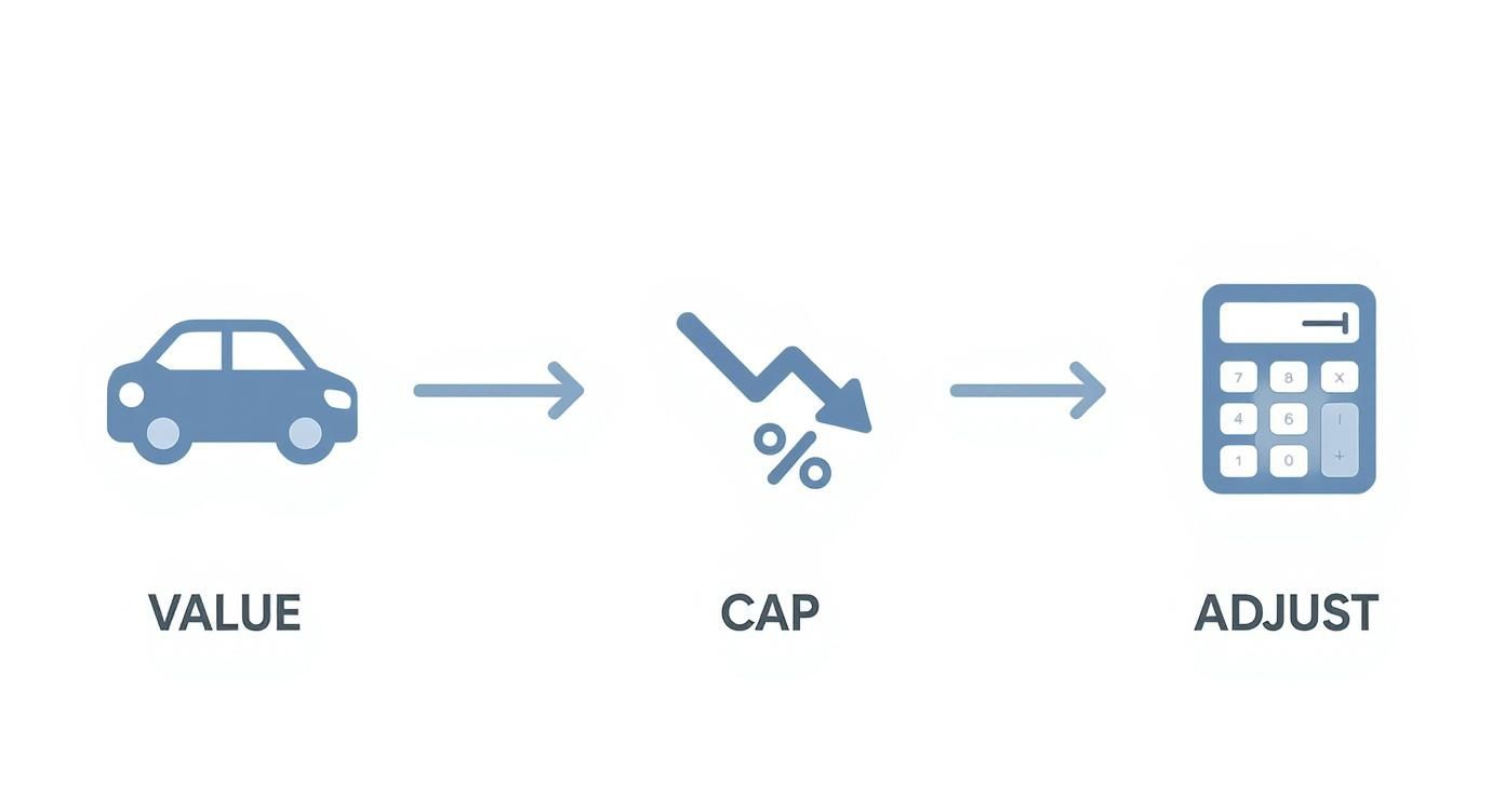 Infographic about diminished value 17c calculator