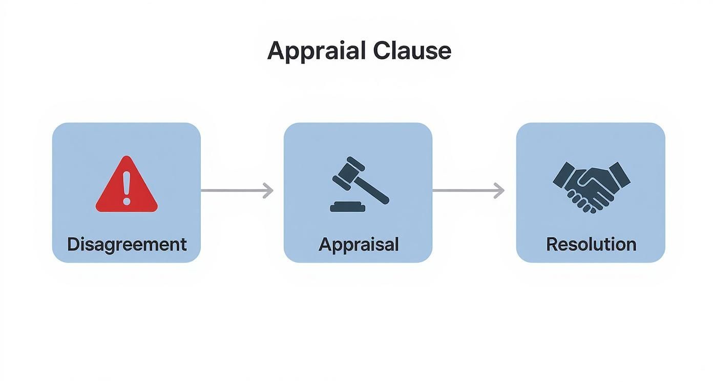 Infographic about appraisal clause