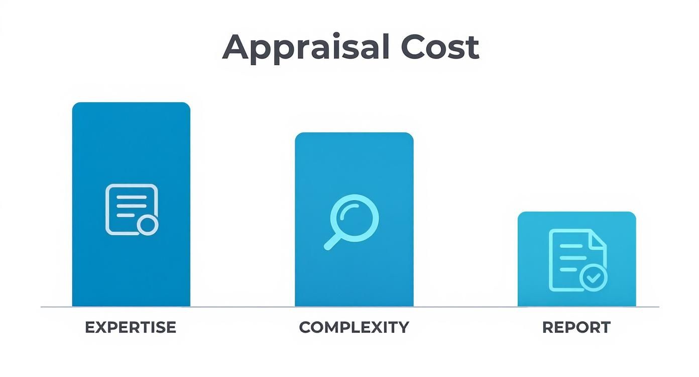 Infographic about car appraisal cost