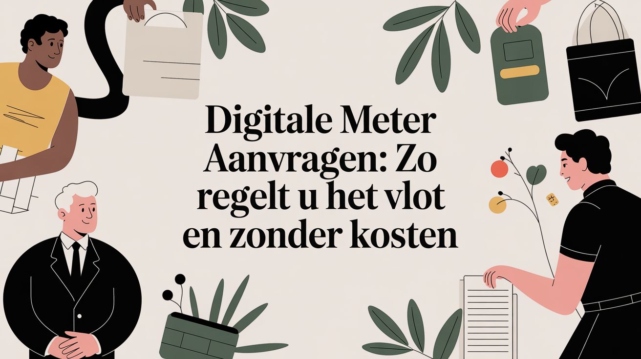 Digitale meter aanvragen: zo regelt u het vlot en zonder kosten