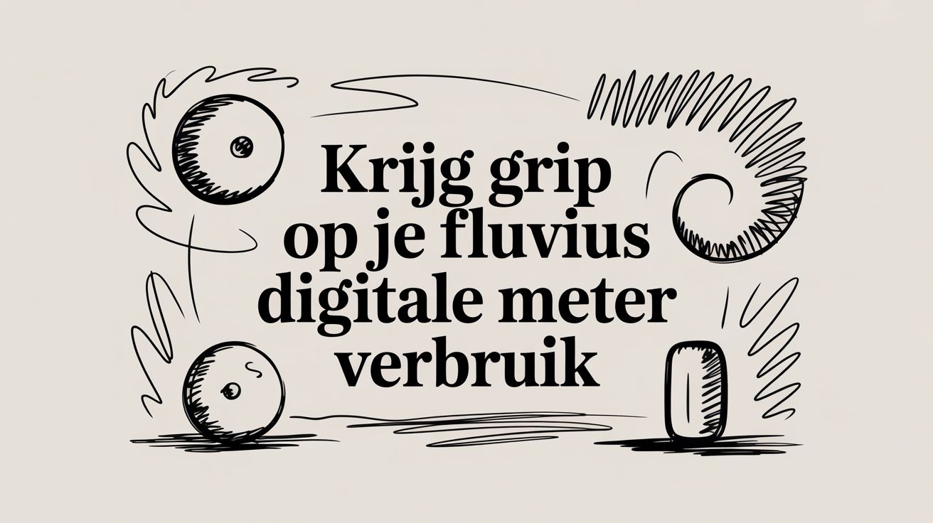 Krijg grip op je fluvius digitale meter verbruik