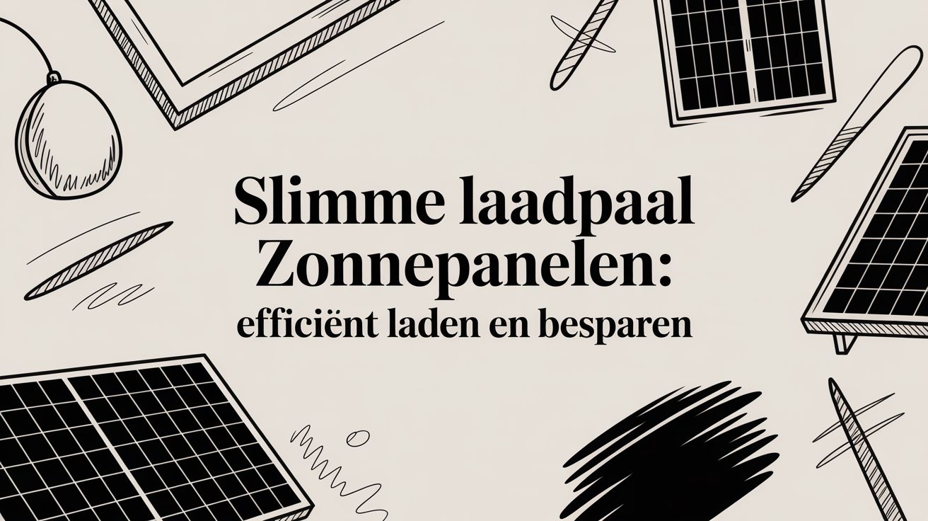 slimme laadpaal zonnepanelen: Efficiënt laden en besparen