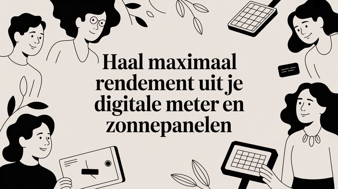 Haal maximaal rendement uit je digitale meter en zonnepanelen
