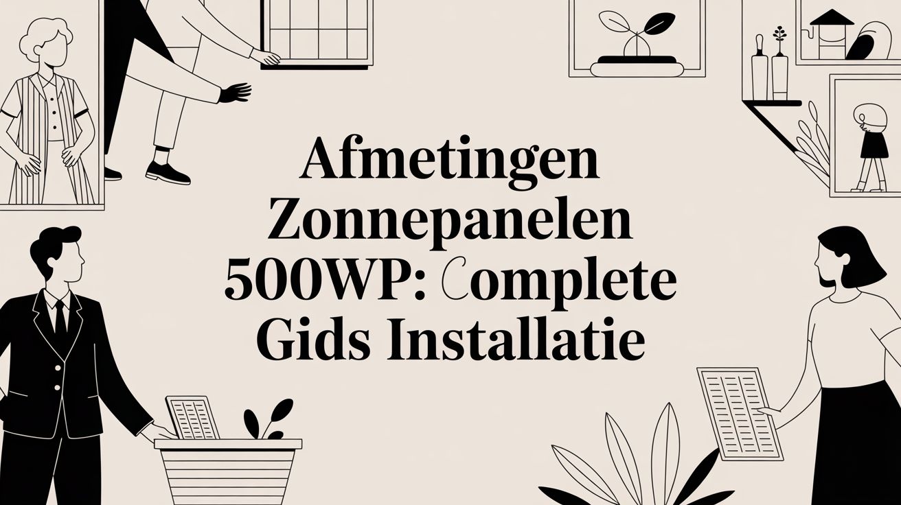 Afmetingen zonnepanelen 500wp: Complete Gids Installatie