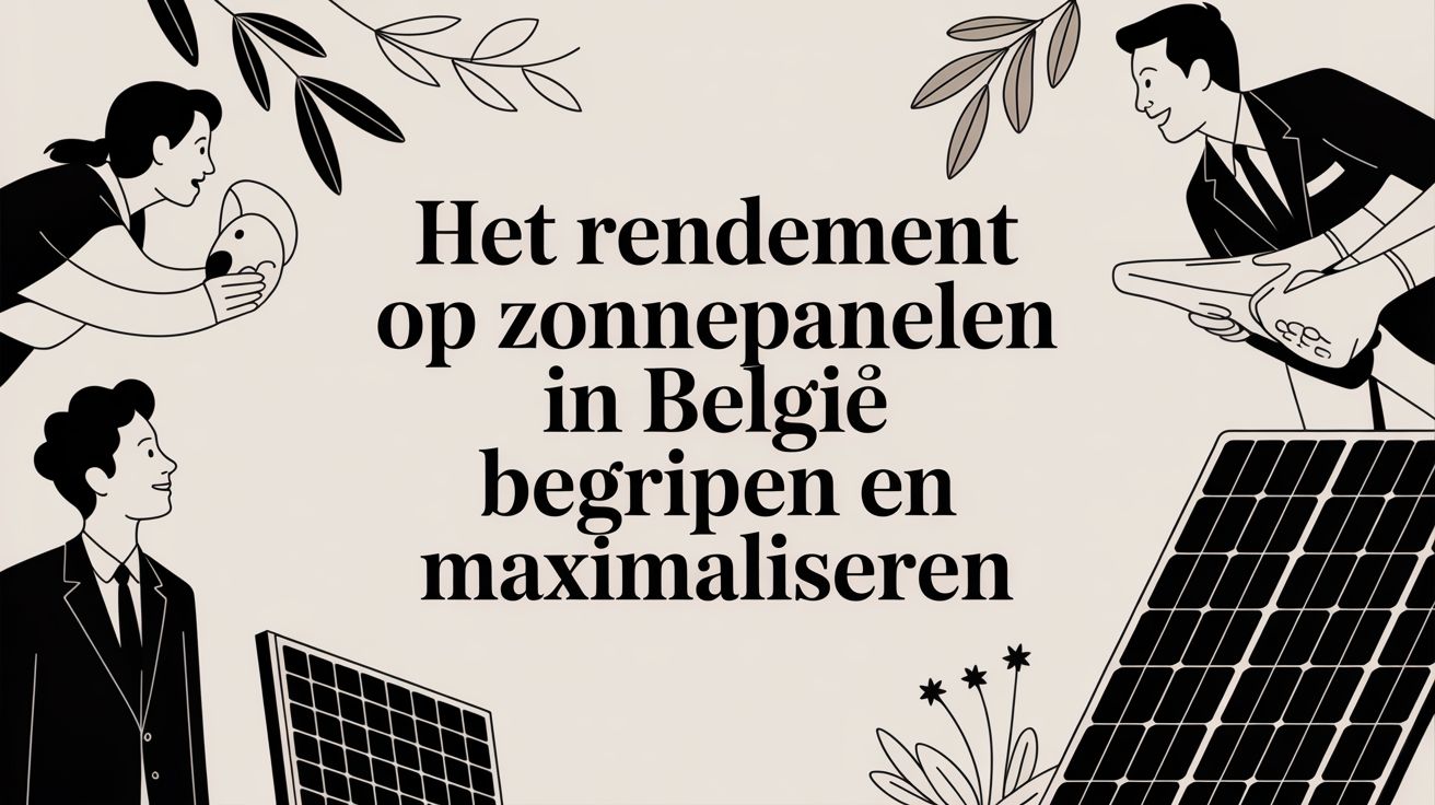 Het rendement op zonnepanelen in België begrijpen en maximaliseren