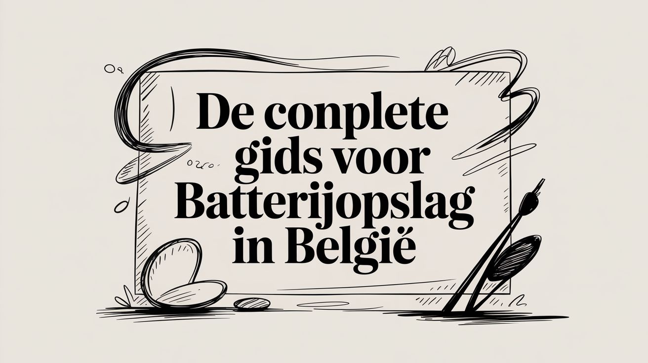 De complete gids voor batterijopslag in België