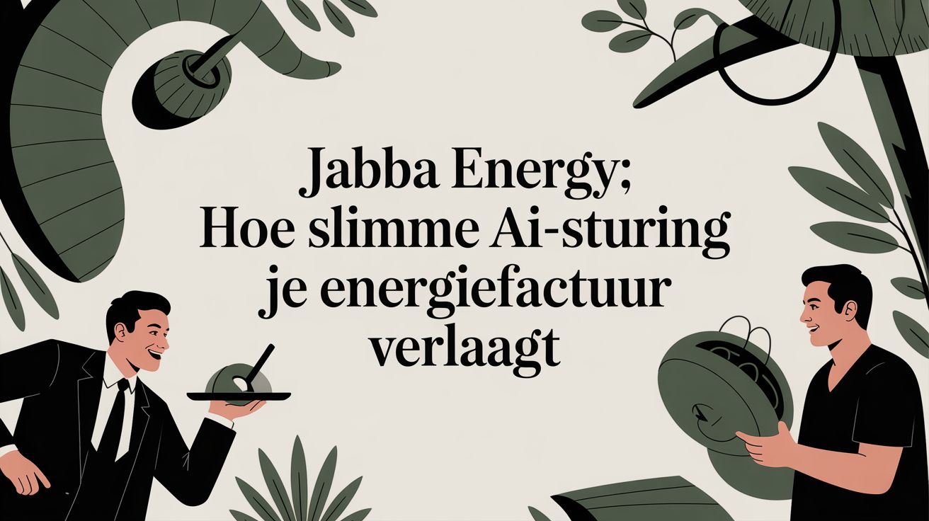 Jabba energy: Hoe slimme sturing je energiefactuur verlaagt