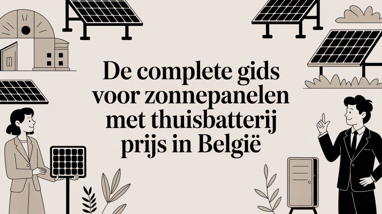 De complete gids voor zonnepanelen met thuisbatterij prijs in België