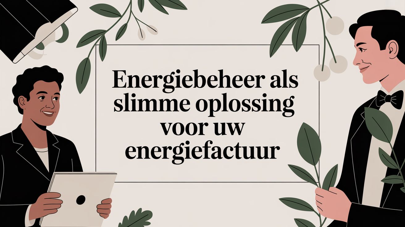 Energiebeheer als slimme oplossing voor uw energiefactuur