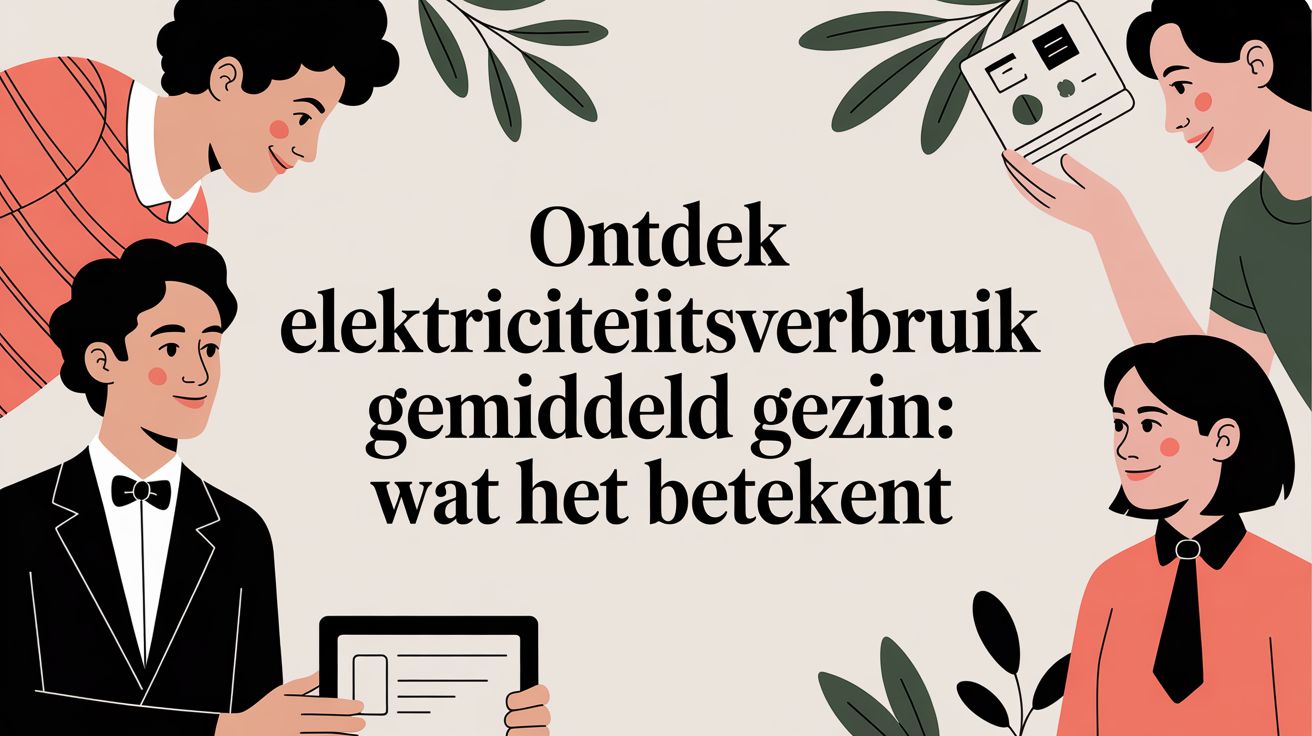 Ontdek elektriciteitsverbruik gemiddeld gezin: wat het betekent