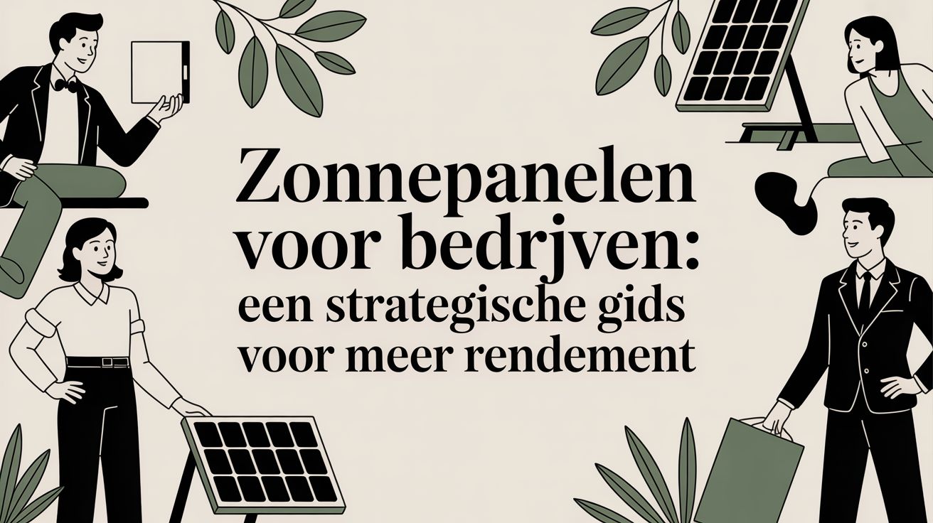 Zonnepanelen voor bedrijven: een strategische gids voor meer rendement
