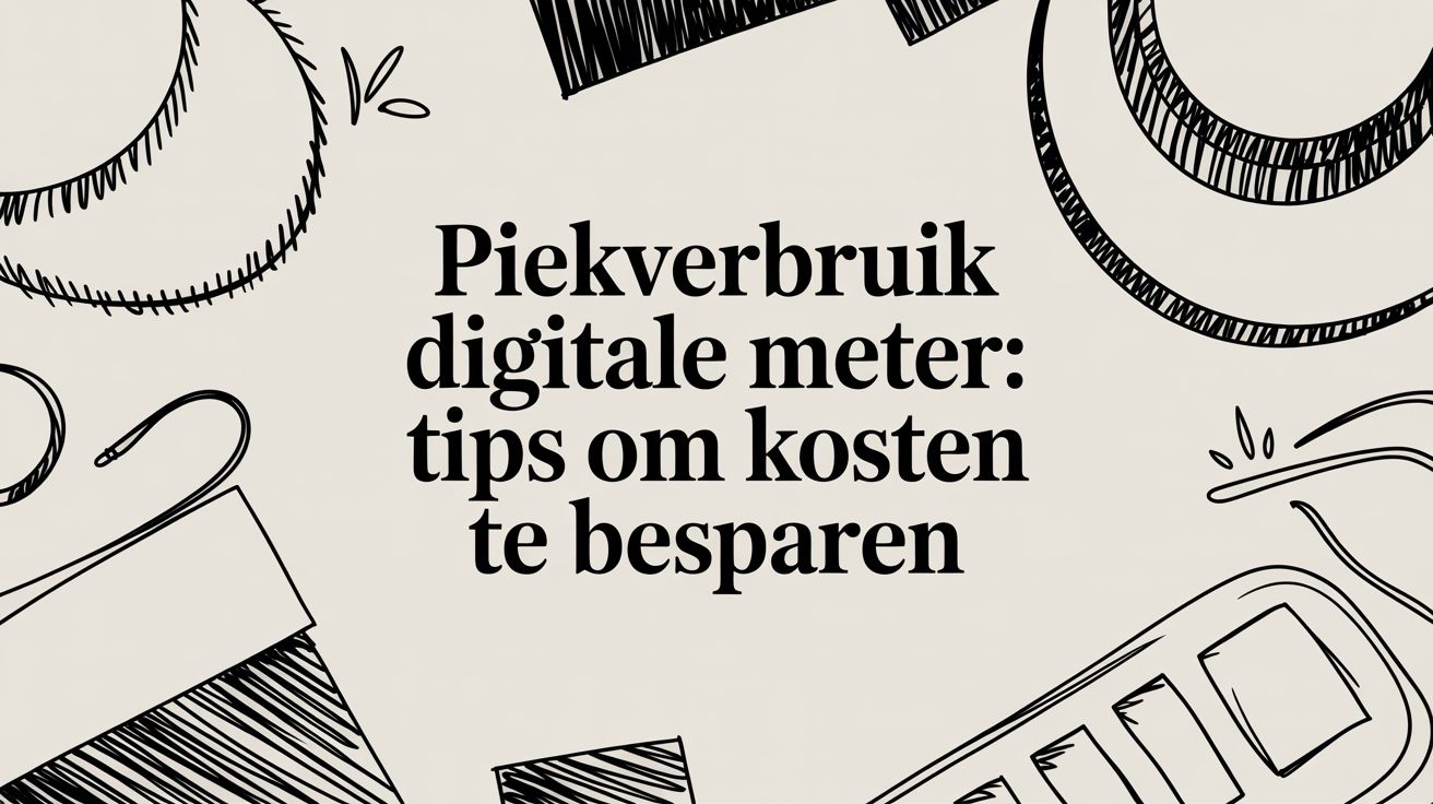 Digitale meter: tips om kosten te besparen