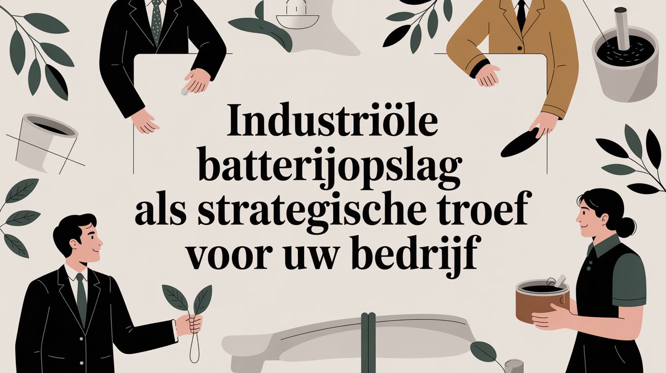 Industriële batterijopslag als strategische troef voor uw bedrijf