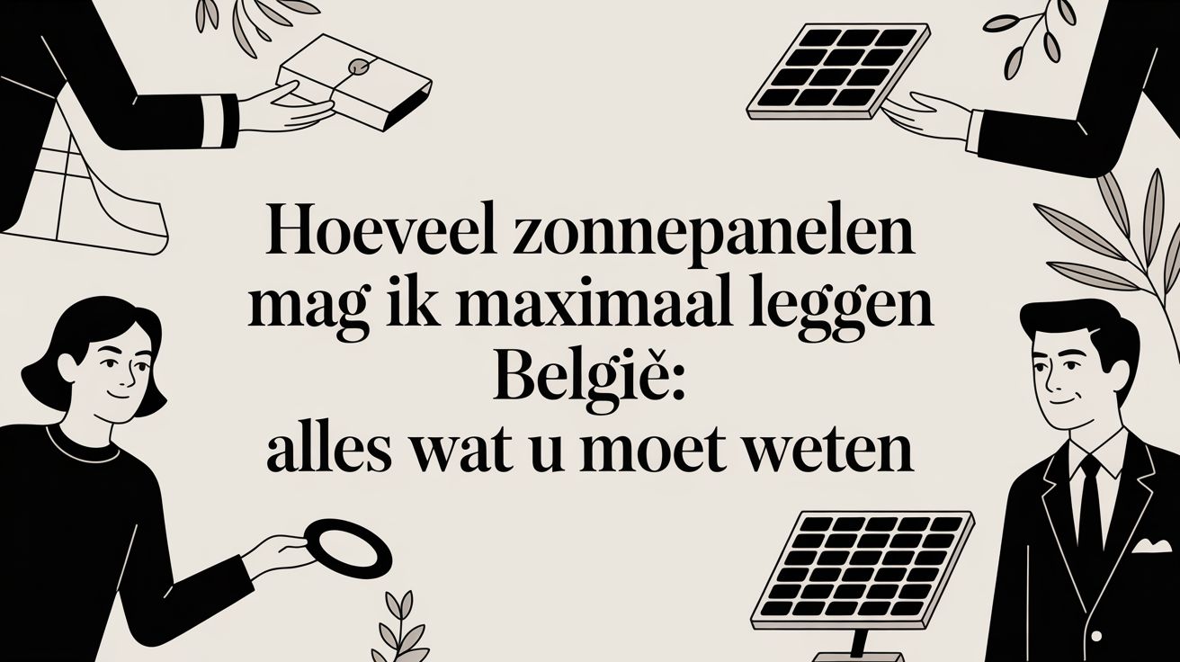 Hoeveel zonnepanelen mag ik maximaal leggen belgië: alles wat u moet weten