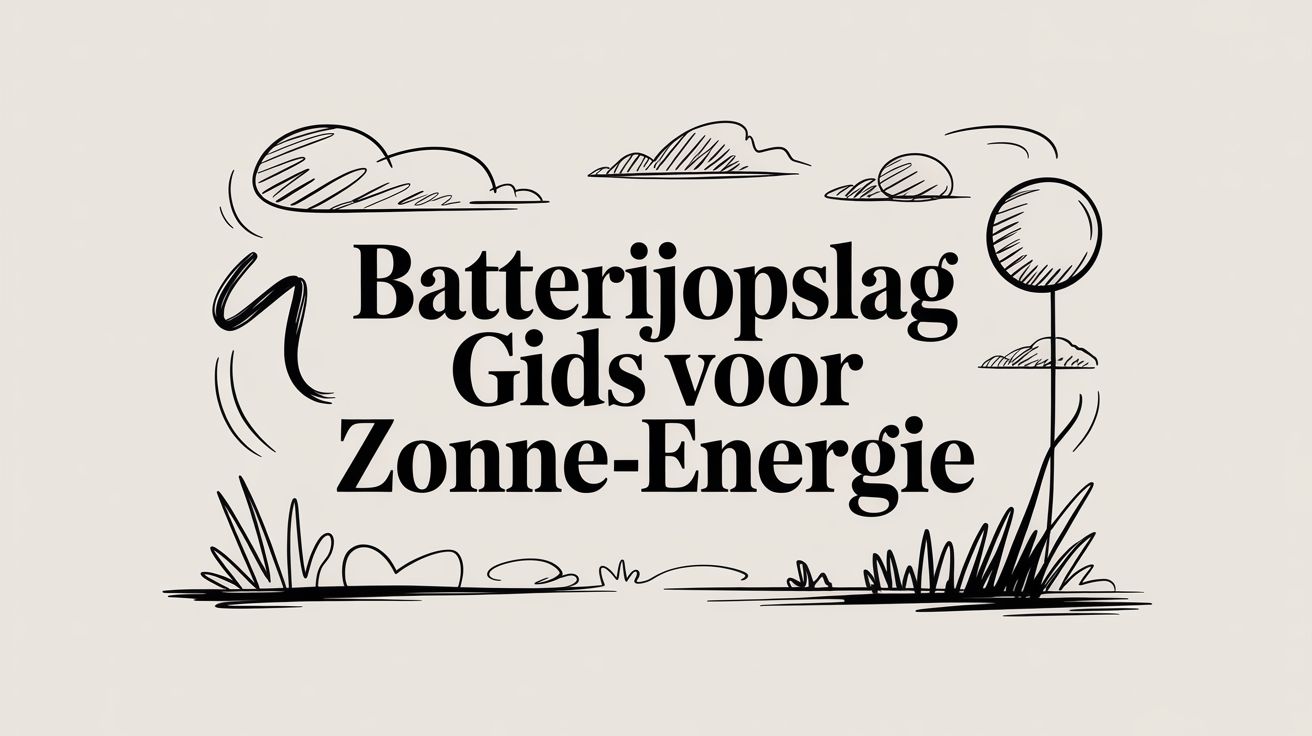 Batterijopslag gids voor zonne-energie