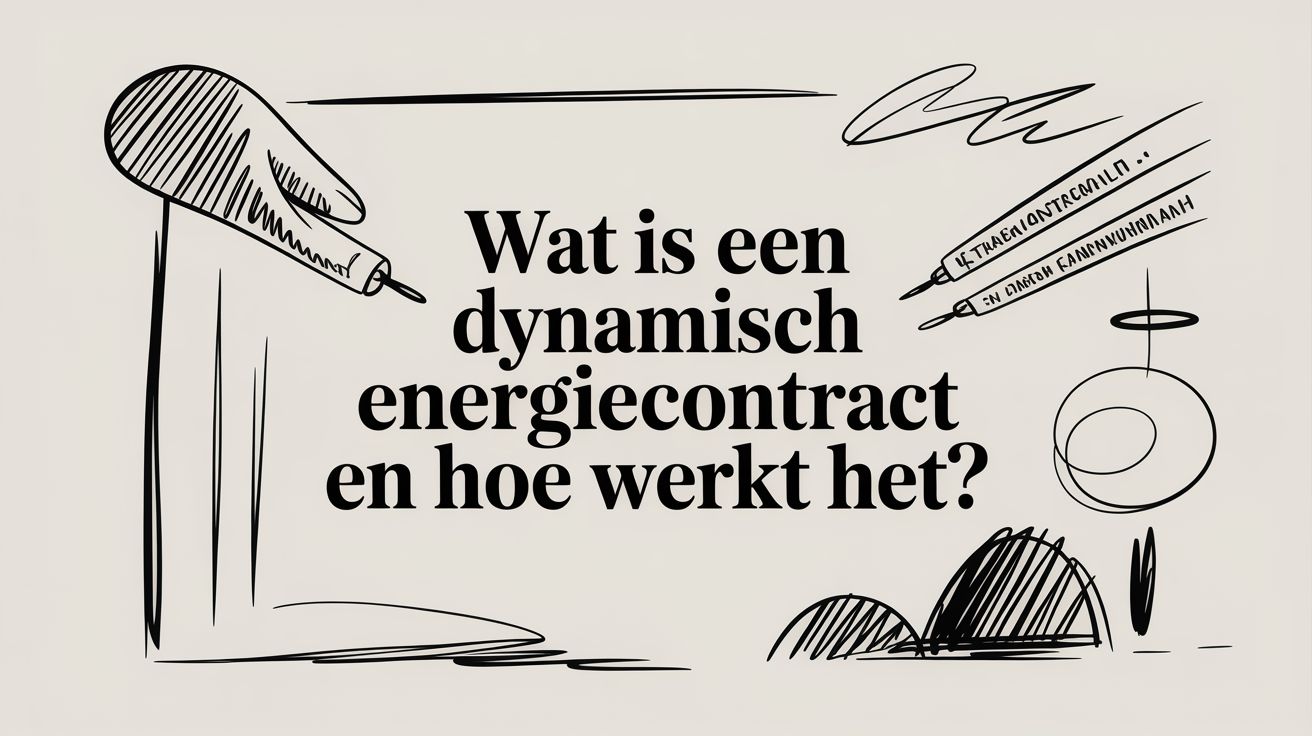 Wat is een dynamisch energiecontract en hoe werkt het?
