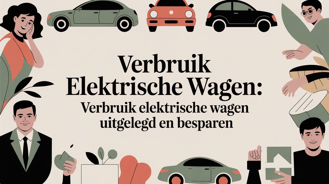 Verbruik elektrische wagen: verbruik elektrische wagen uitgelegd en besparen