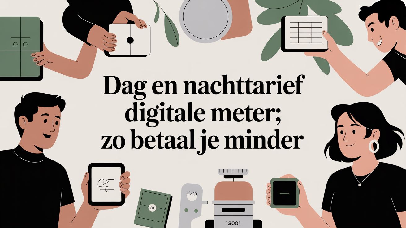 Dag en nachttarief digitale meter: zo betaal je minder